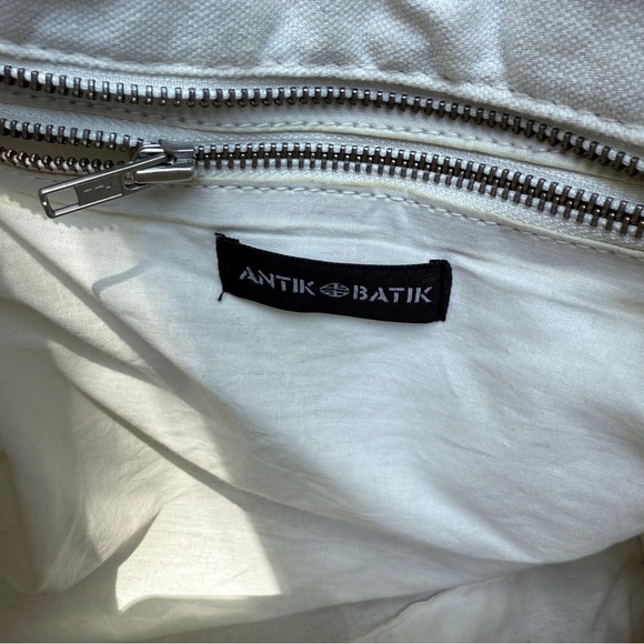 Antik Batik Bohemian Yellow and Cream Beaded Embellished Tote Bag - Picture 8 of 16